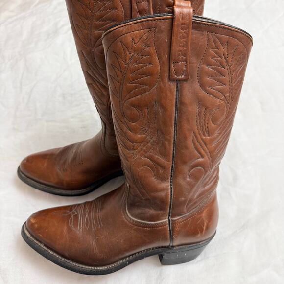 Vintage Red Wing Pecos Brown Leather Western Cowboy Boots Size US 8.5 D - Picture 3 of 8